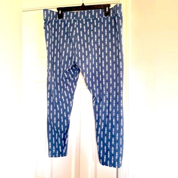 Matilda Jane blue and white patterned leggings size XL - Picture 2 of 6